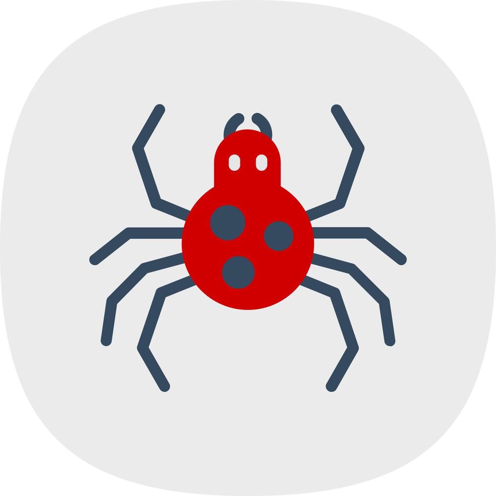 diseño de icono de vector de araña