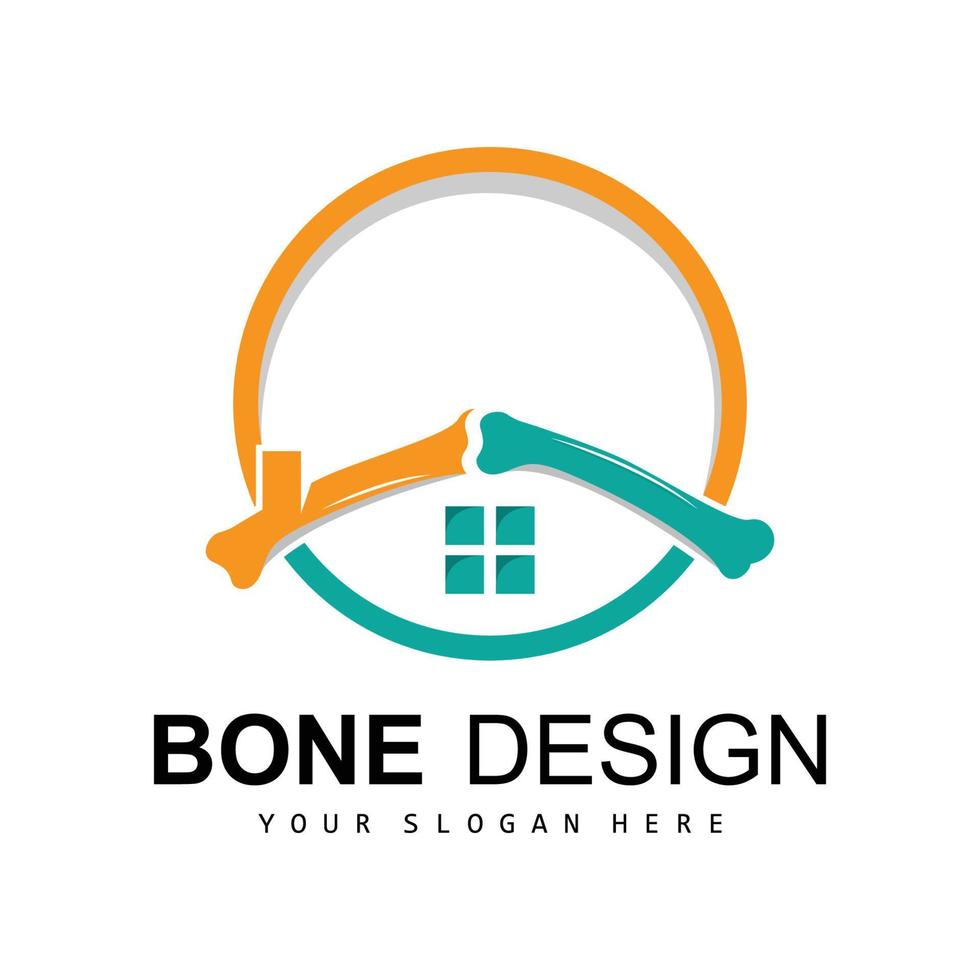 Bone Logo, Bone Care Vector, And Bone Medicine, Hospital, Health vector