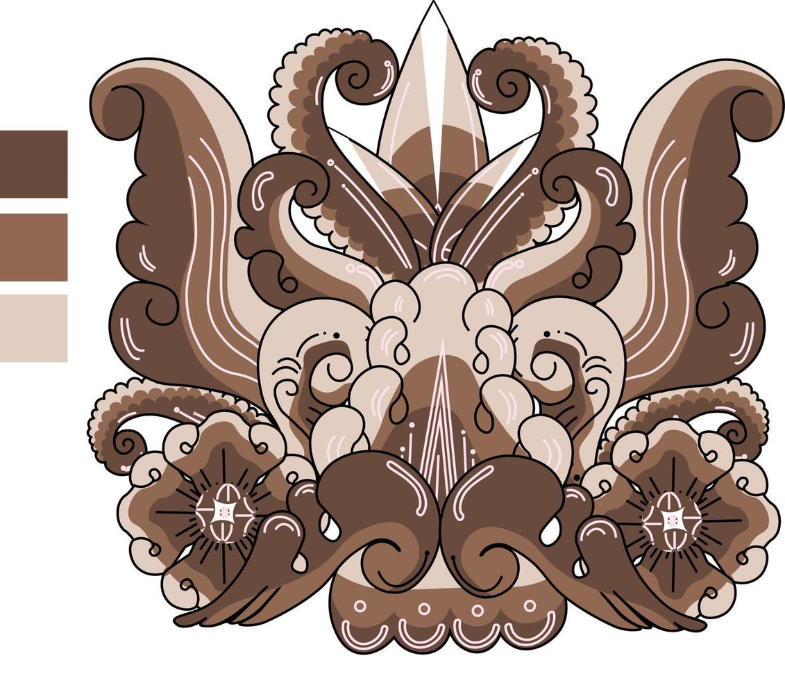 Balinese Pattern Ragam Hias Bali vector