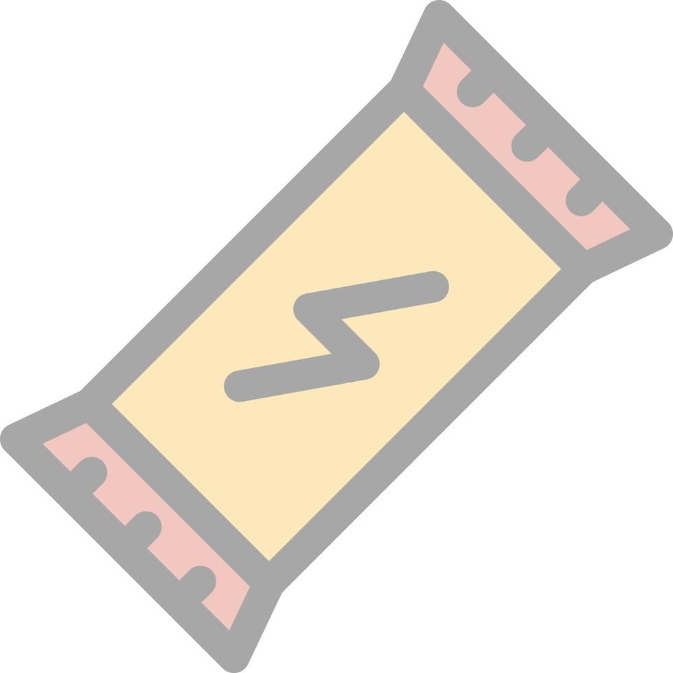 Energy Bar Line Vector Icon Design