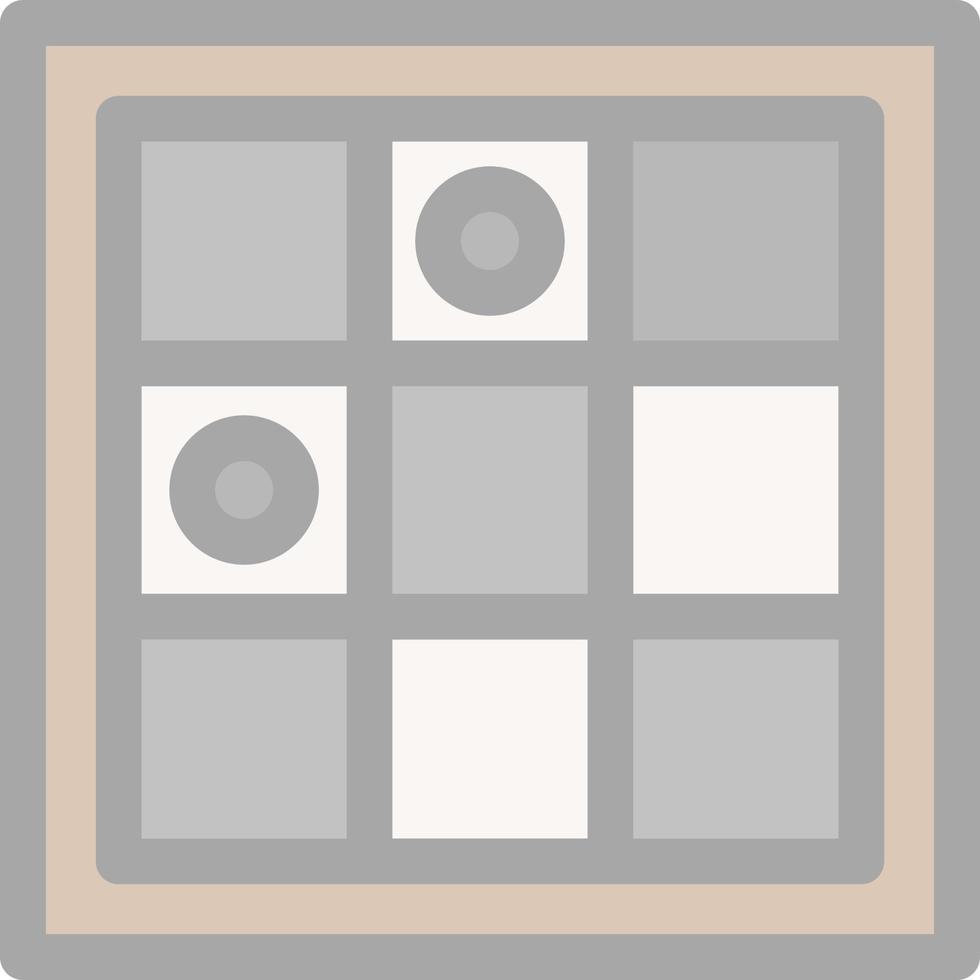 Chess Game Line Vector Icon Design