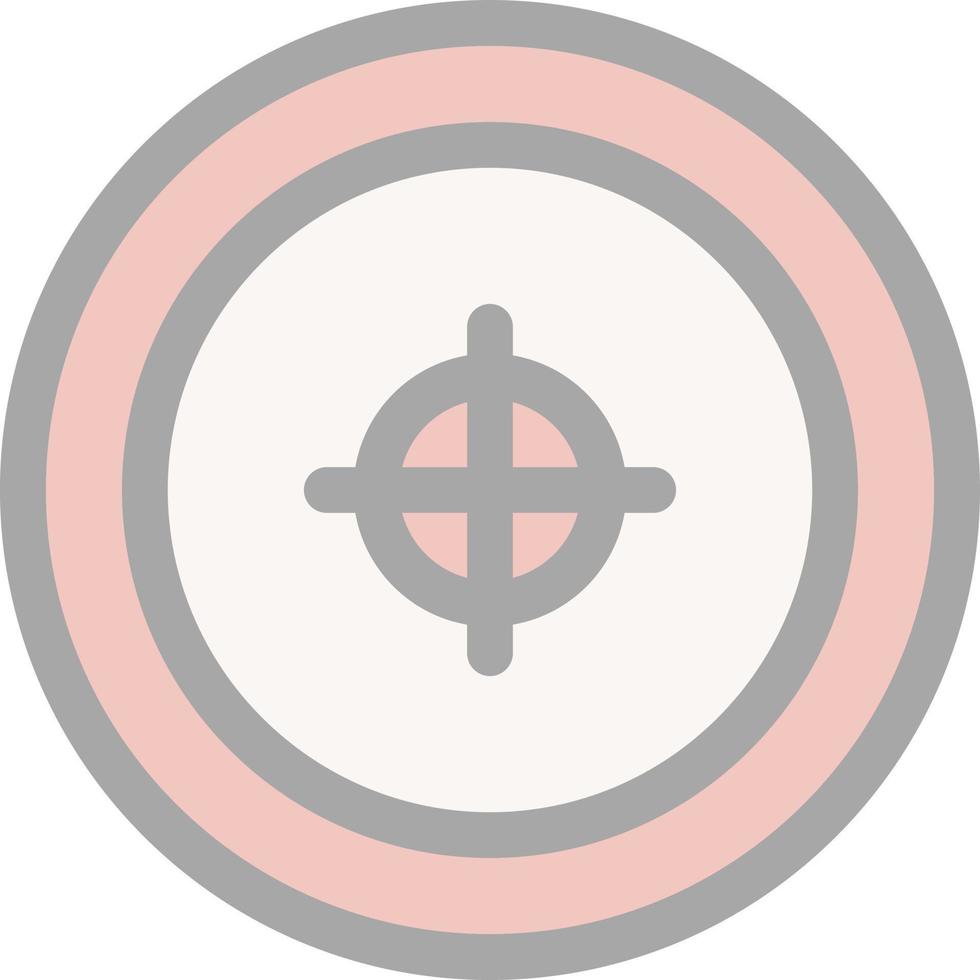 Shooting Line Vector Icon Design