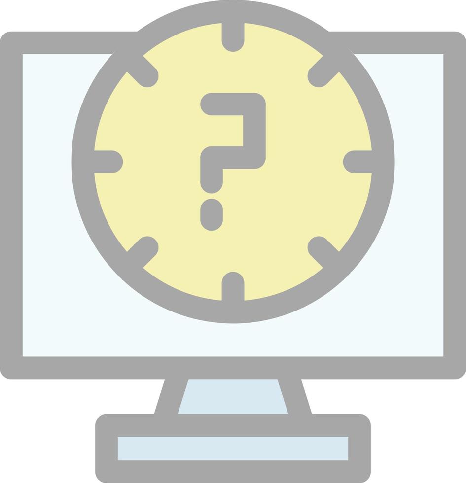 Lag Line Vector Icon Design