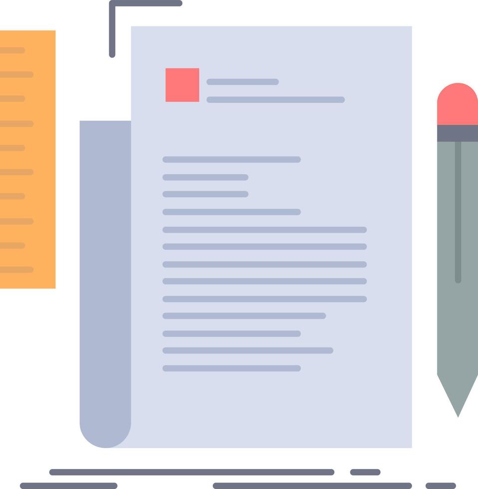 Code coding file programming script Flat Color Icon Vector
