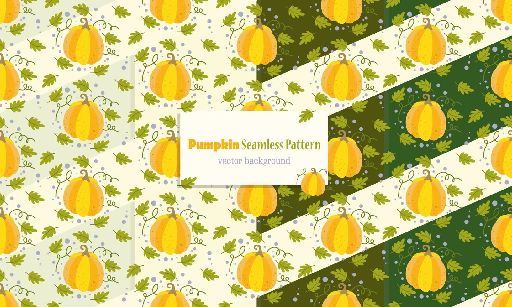 Seamless pattern with Pumpkin design vector