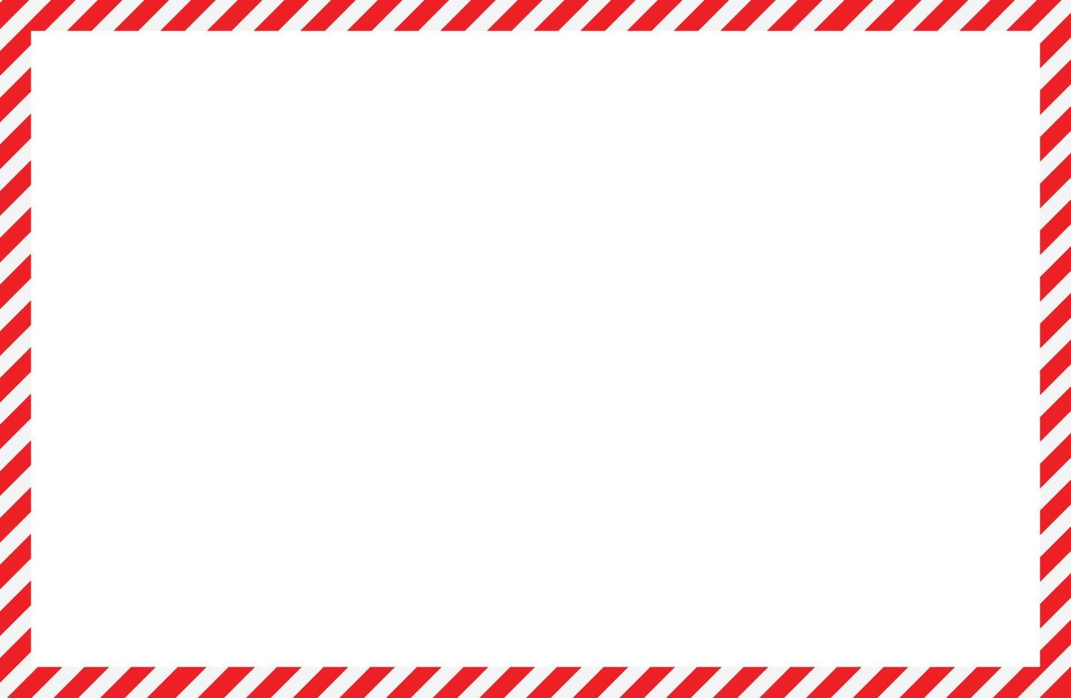 candy cane frames on white background. Christmas and New Year candy frame. Holiday xmas border. flat style. vector
