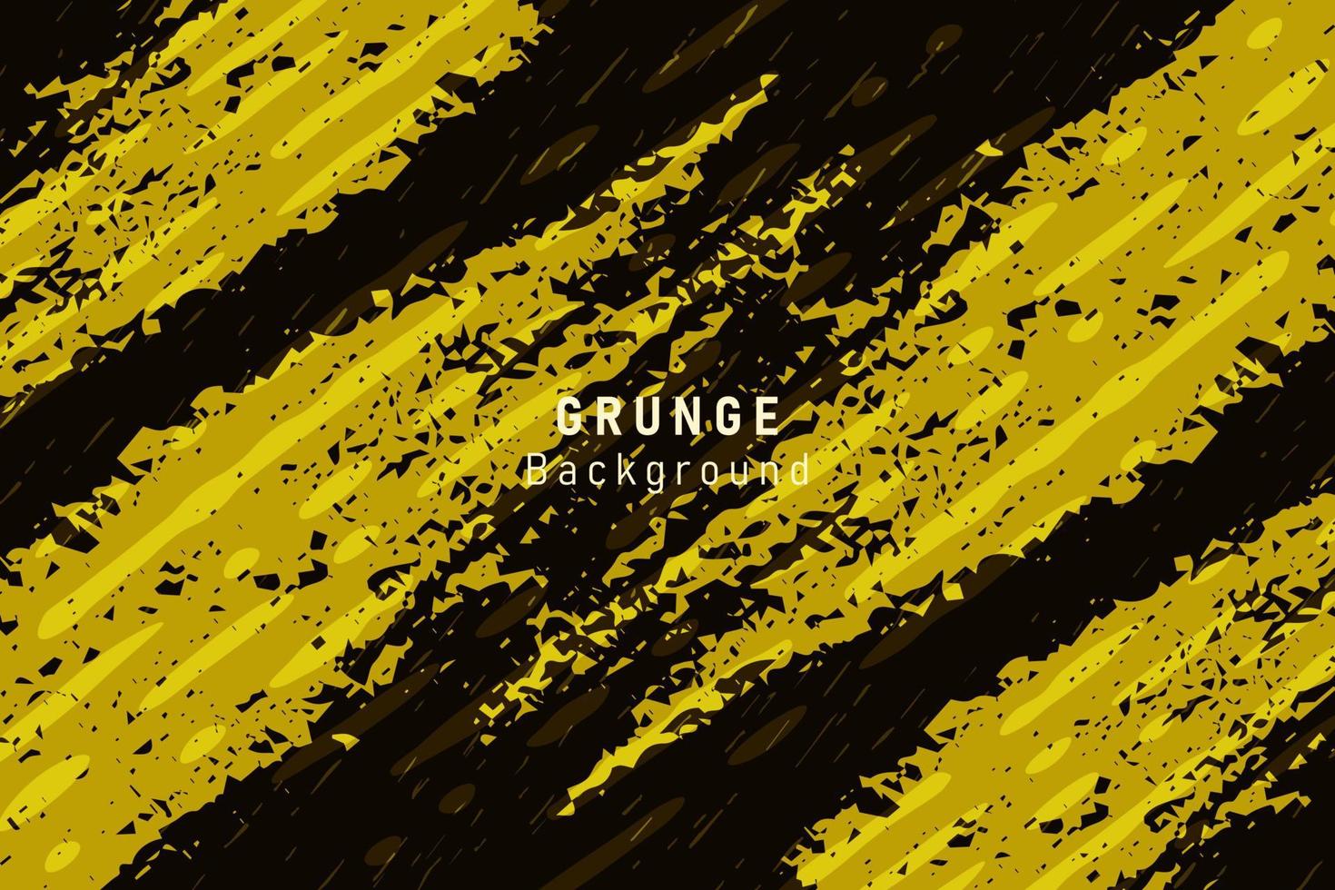 fondo de textura grunge negro y amarillo vector