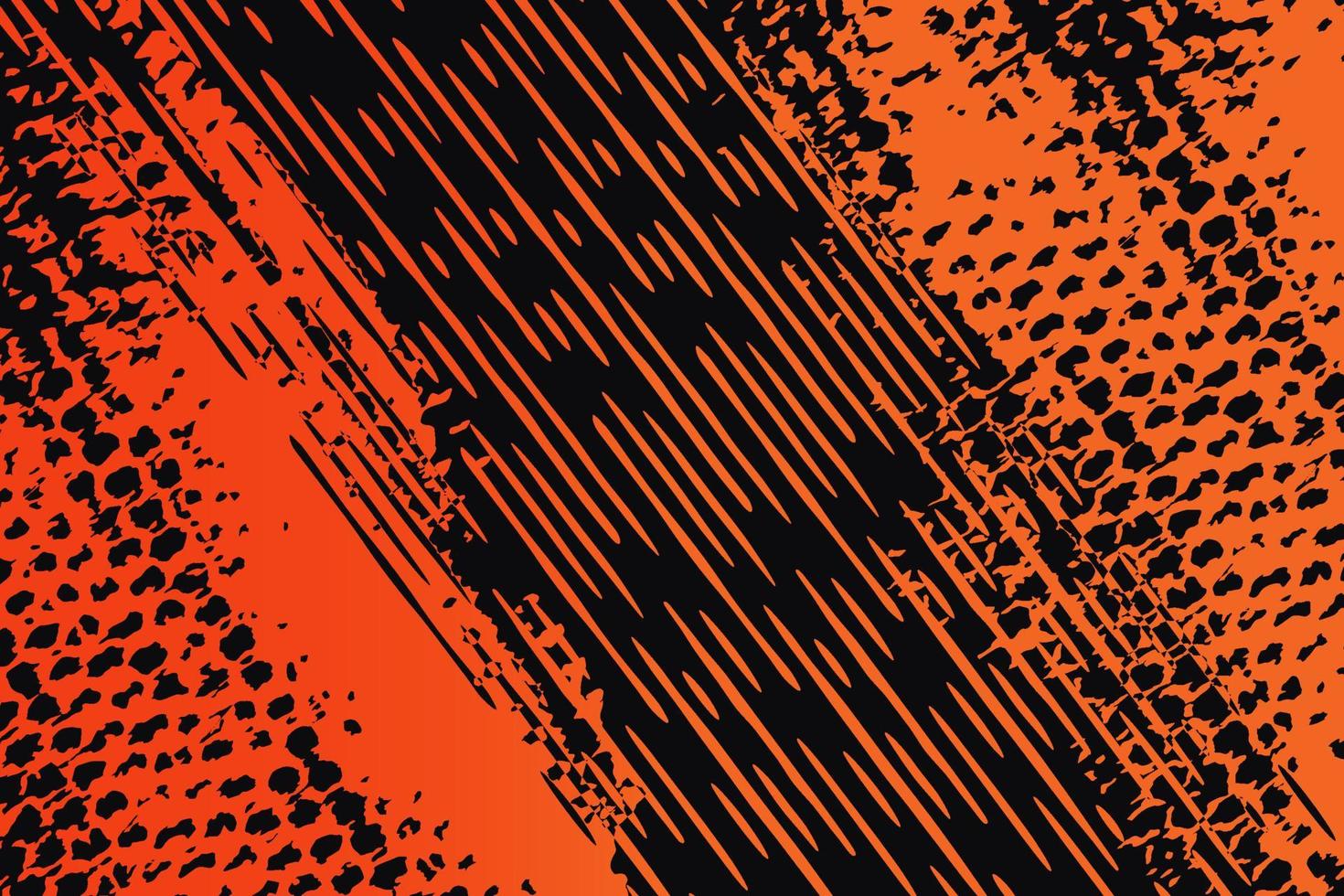 fondo de textura grunge negro y naranja vector