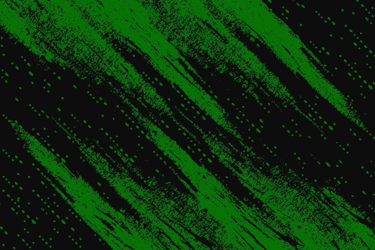 Abstract green and black grunge texture background vector
