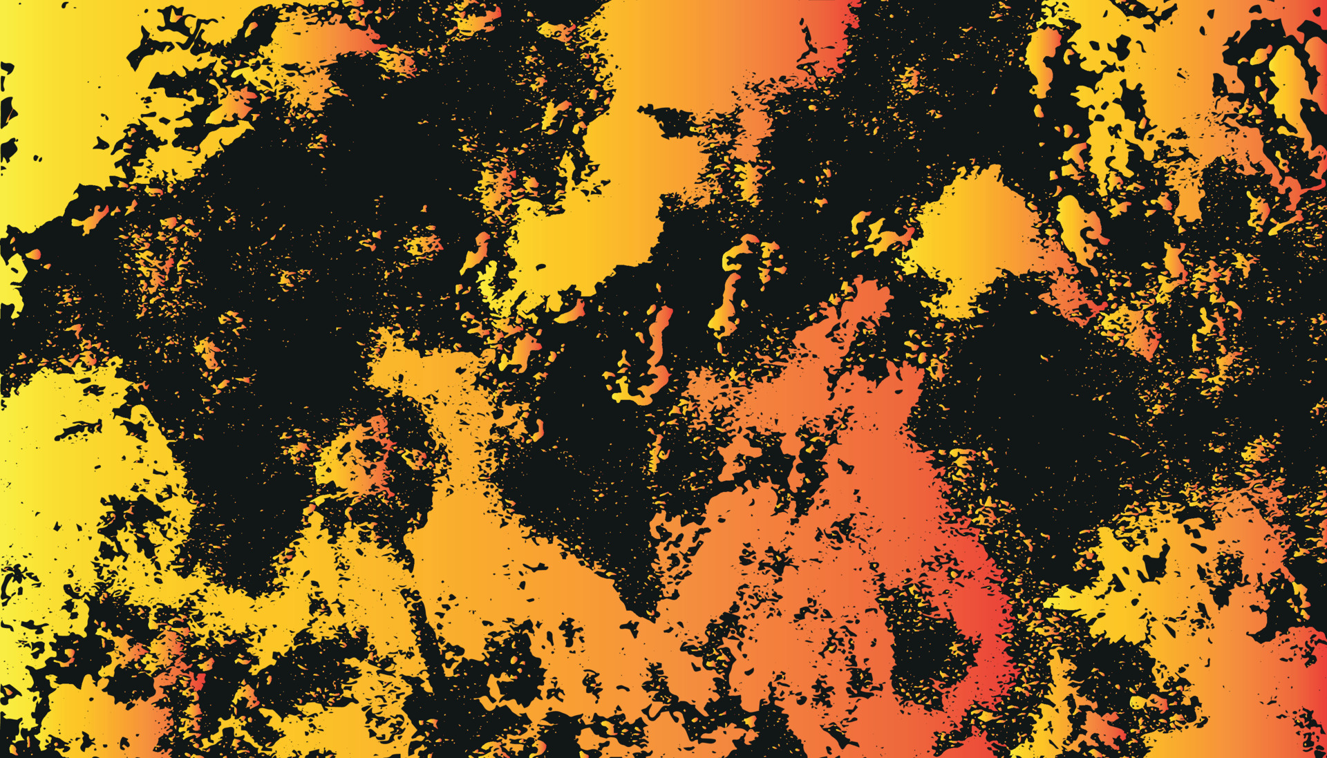 Background black gold spots. Rock cracked background for postcard