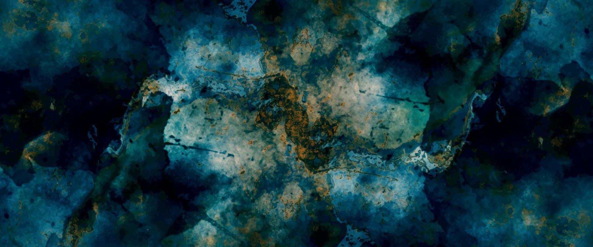 textura de pared decorativa pintada de azul colorido. hermosa pared de concreto. fondo rústico. fondo fantástico y grungy acuarela. pintura descascarada en la textura de la pared sin costuras. pintura abstracta grunge vector