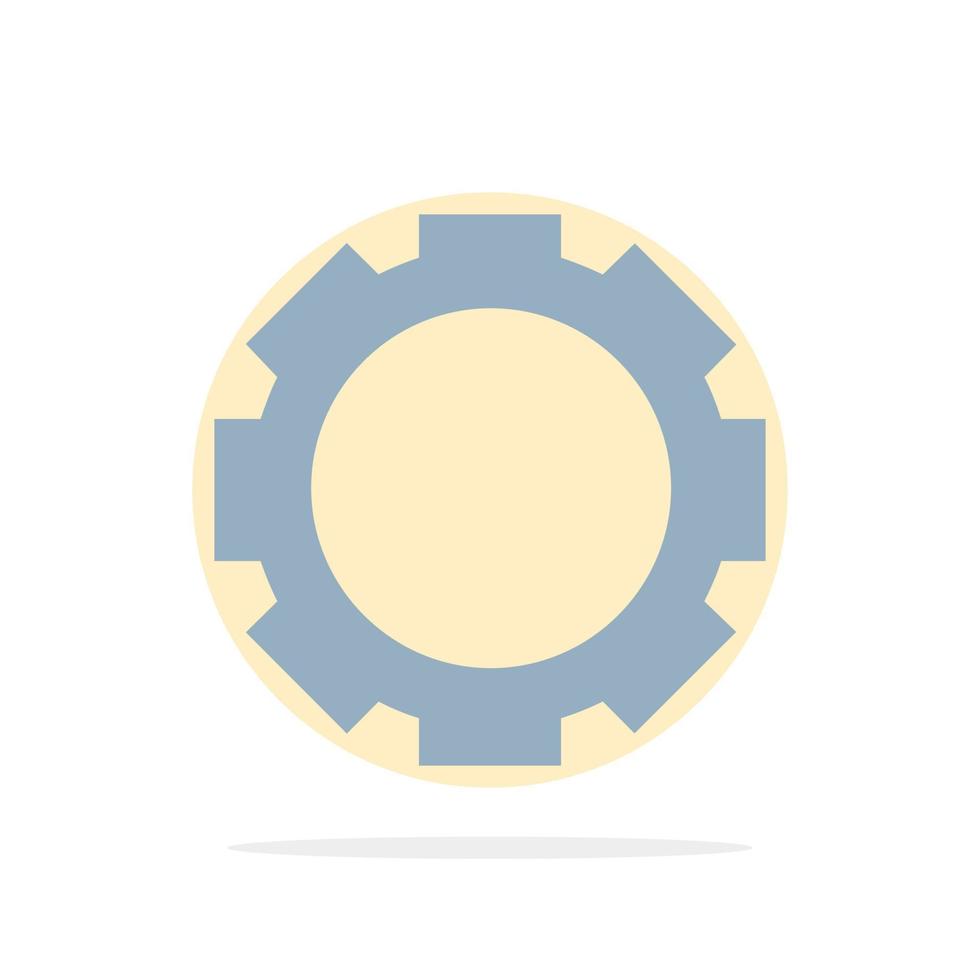 ajuste de engranaje instagram resumen círculo fondo plano color icono vector