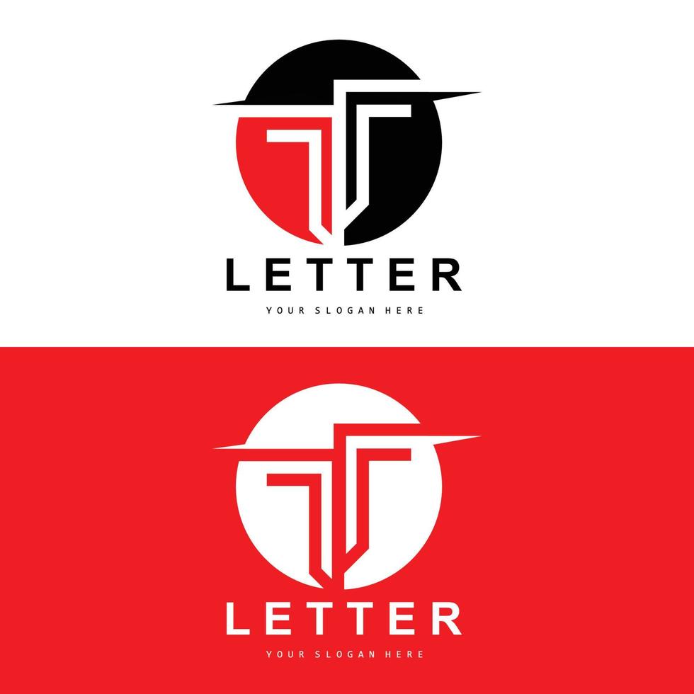 logotipo de letra t, vector de estilo de letra moderno, diseño adecuado para marcas de productos con letra t