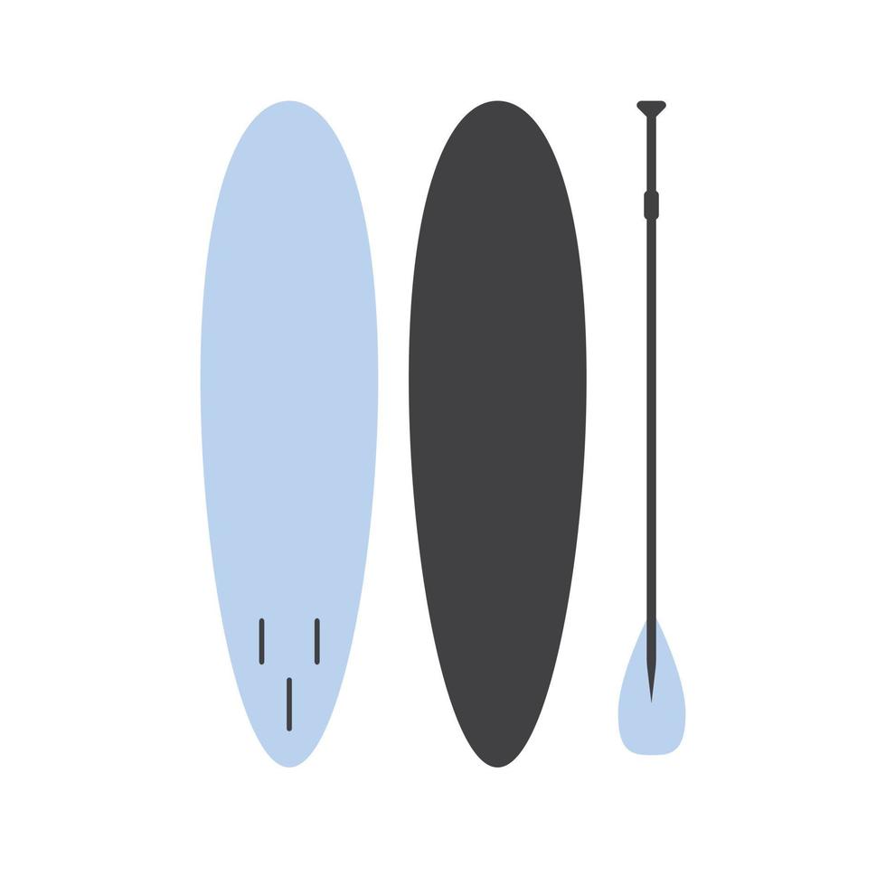 Vector stand up and paddle surf board