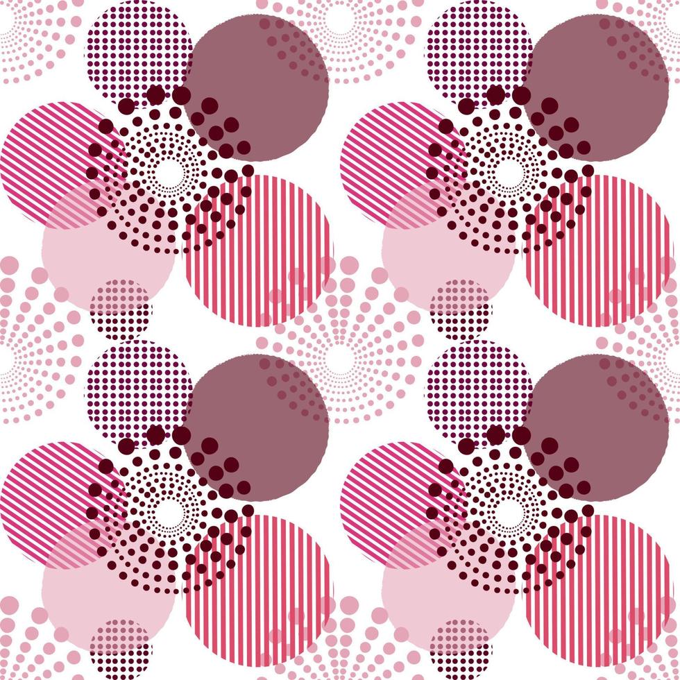 Seamless viva magenta pattern, color of 2023 year vector