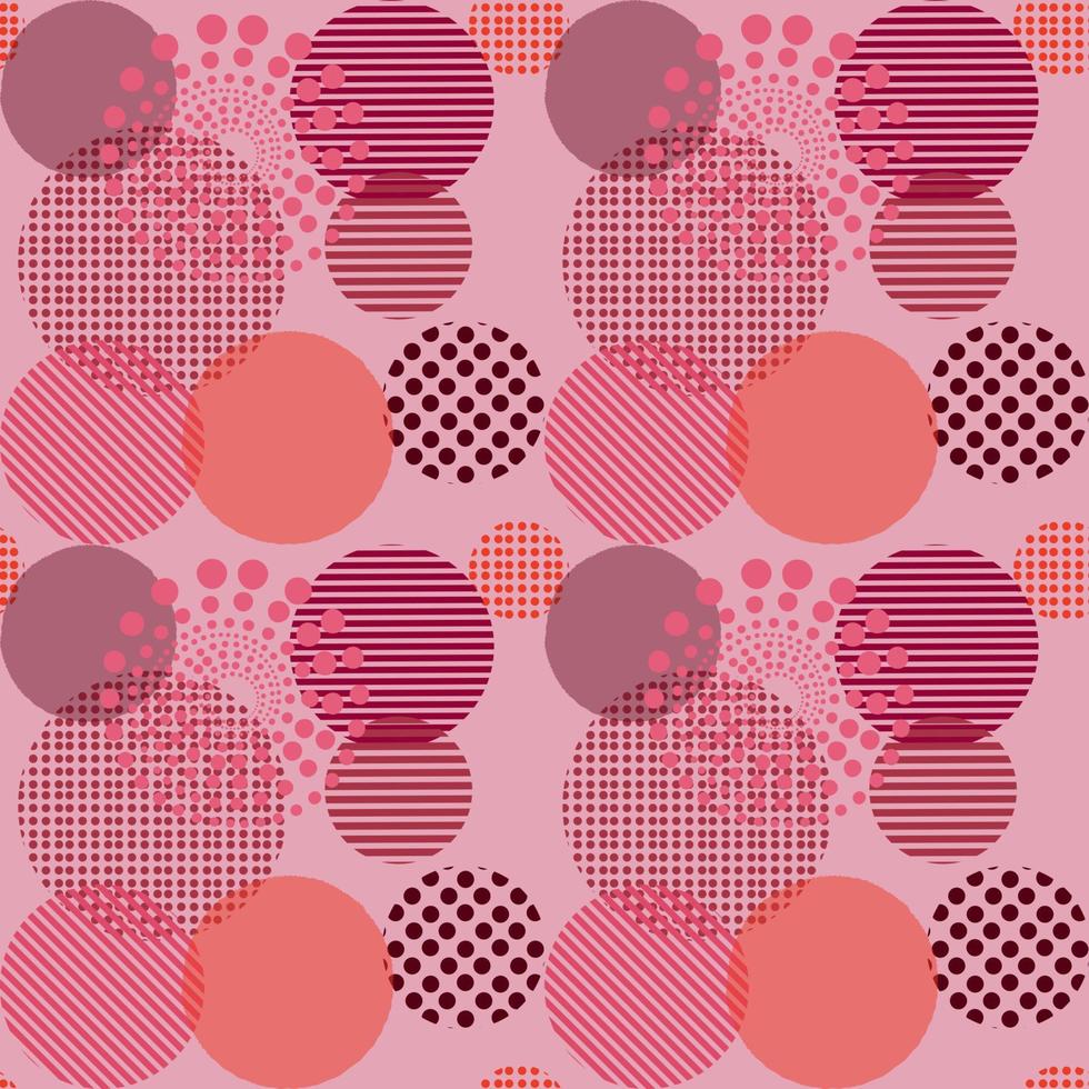 Seamless viva magenta pattern, color of 2023 year vector