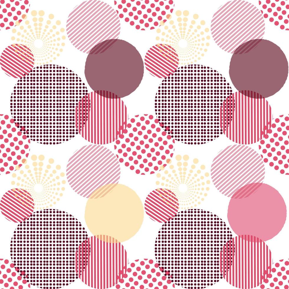 Seamless viva magenta pattern, color of 2023 year vector