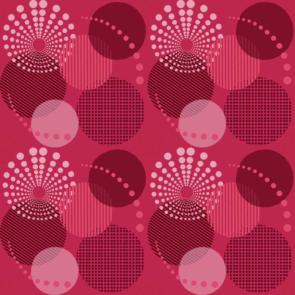 Seamless viva magenta pattern, color of 2023 year vector