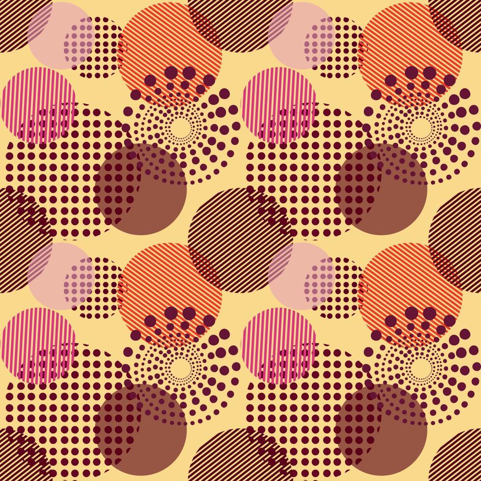 Seamless viva magenta pattern, color of 2023 year vector