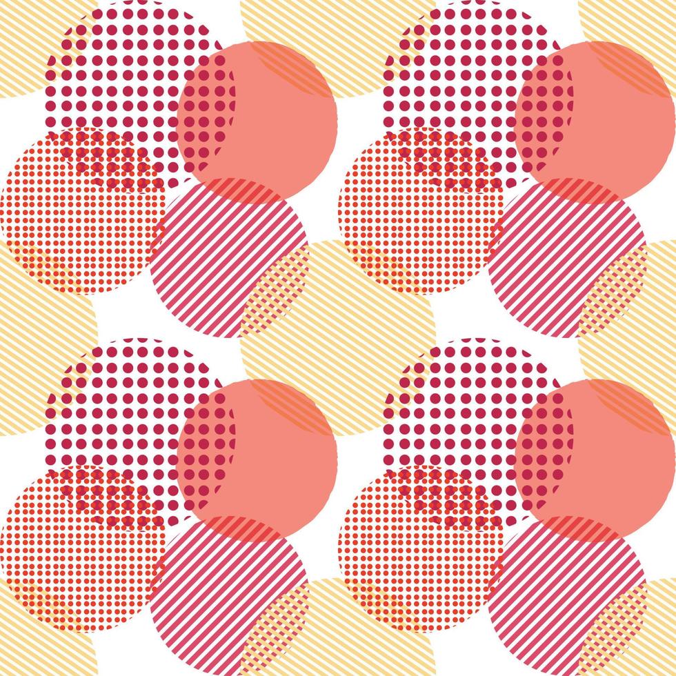 Seamless viva magenta pattern, color of 2023 year vector