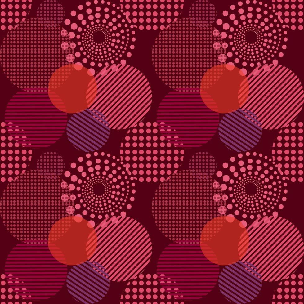 Seamless viva magenta pattern, color of 2023 year vector