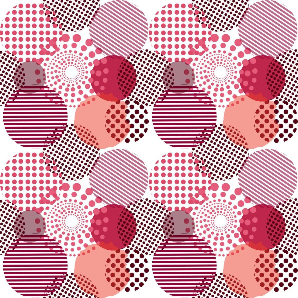Seamless viva magenta pattern, color of 2023 year vector
