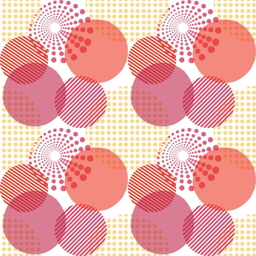 Seamless viva magenta pattern, color of 2023 year vector