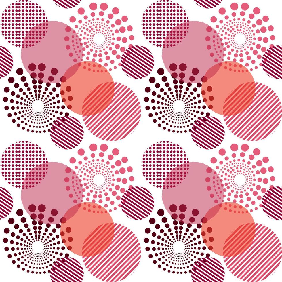 Seamless viva magenta pattern, color of 2023 year vector