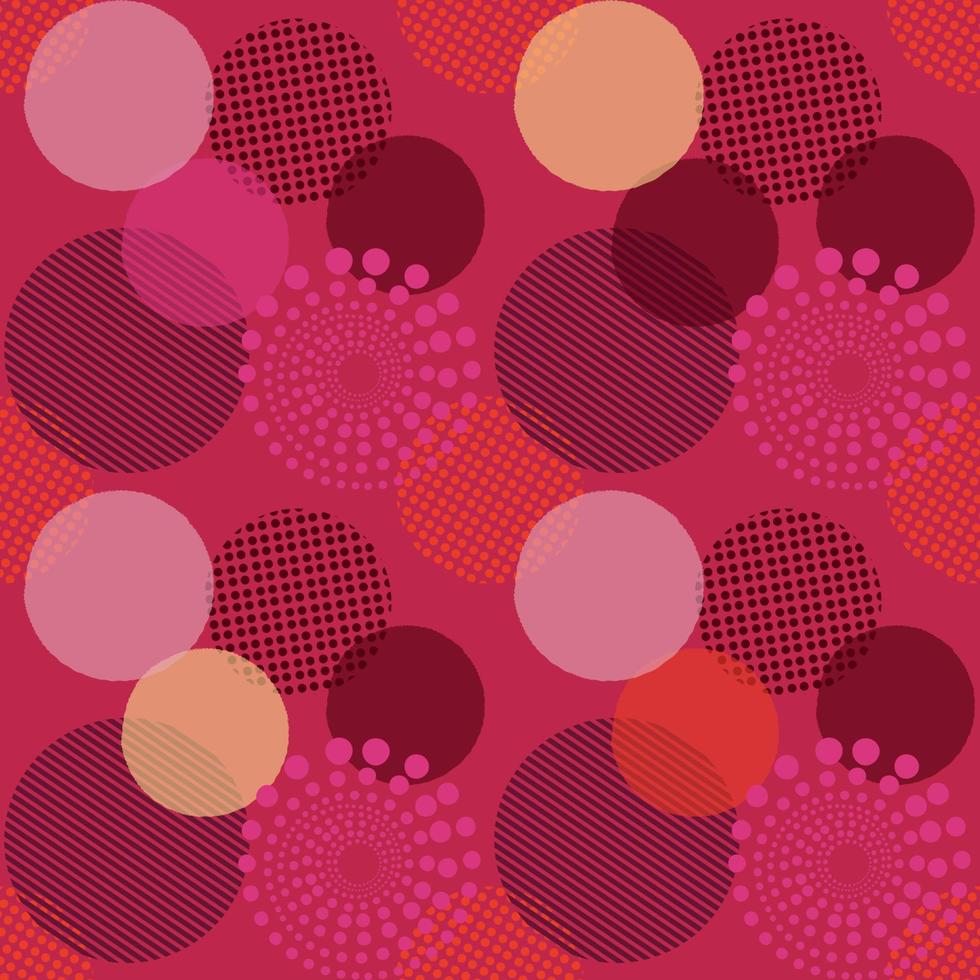 Seamless viva magenta pattern, color of 2023 year vector