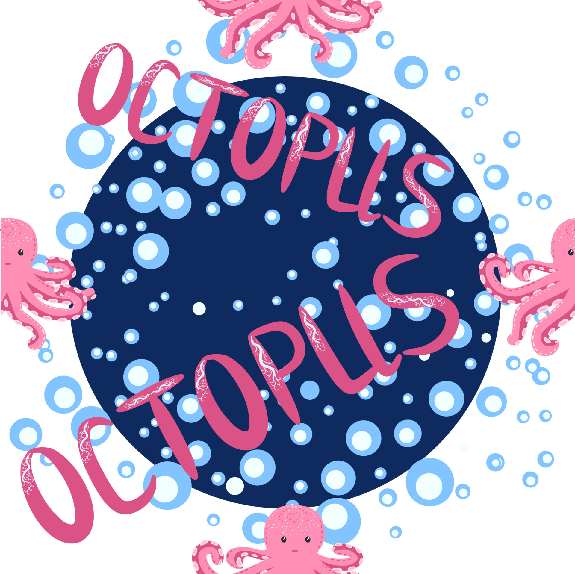 Seamless pattern with cute octopus, seaweed and pearl. Trendy nursery background 15365753 Vector