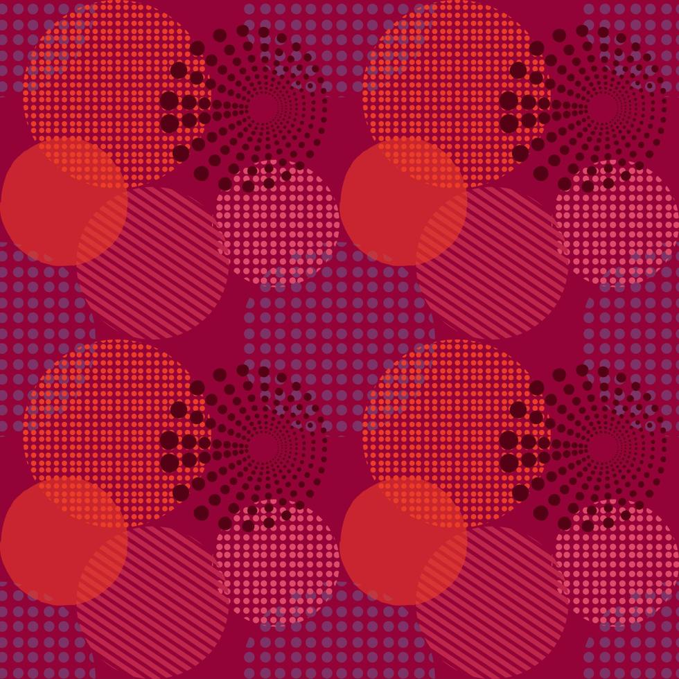 Seamless viva magenta pattern, color of 2023 year vector
