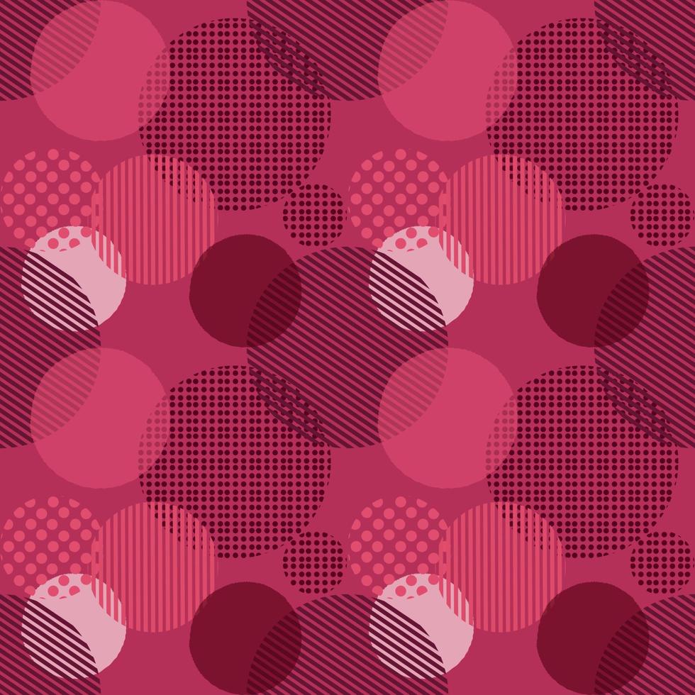 Seamless viva magenta pattern, color of 2023 year vector