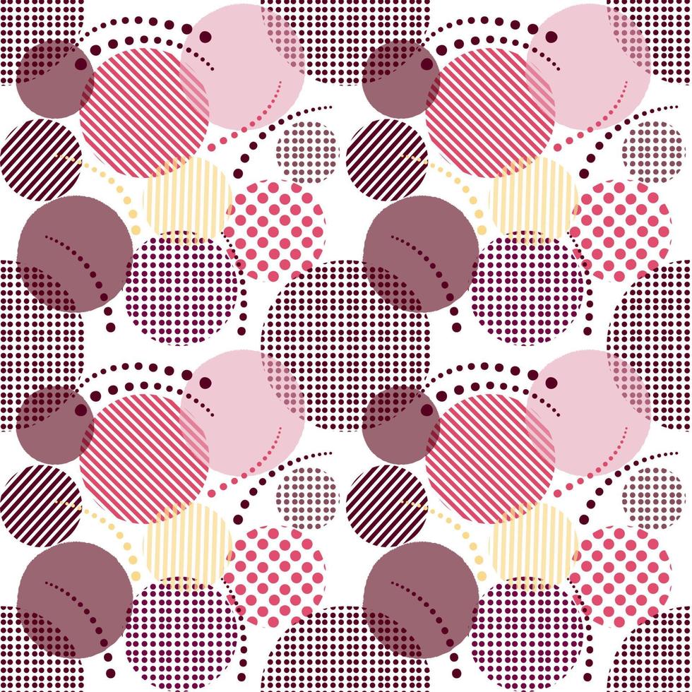 Seamless viva magenta pattern, color of 2023 year vector