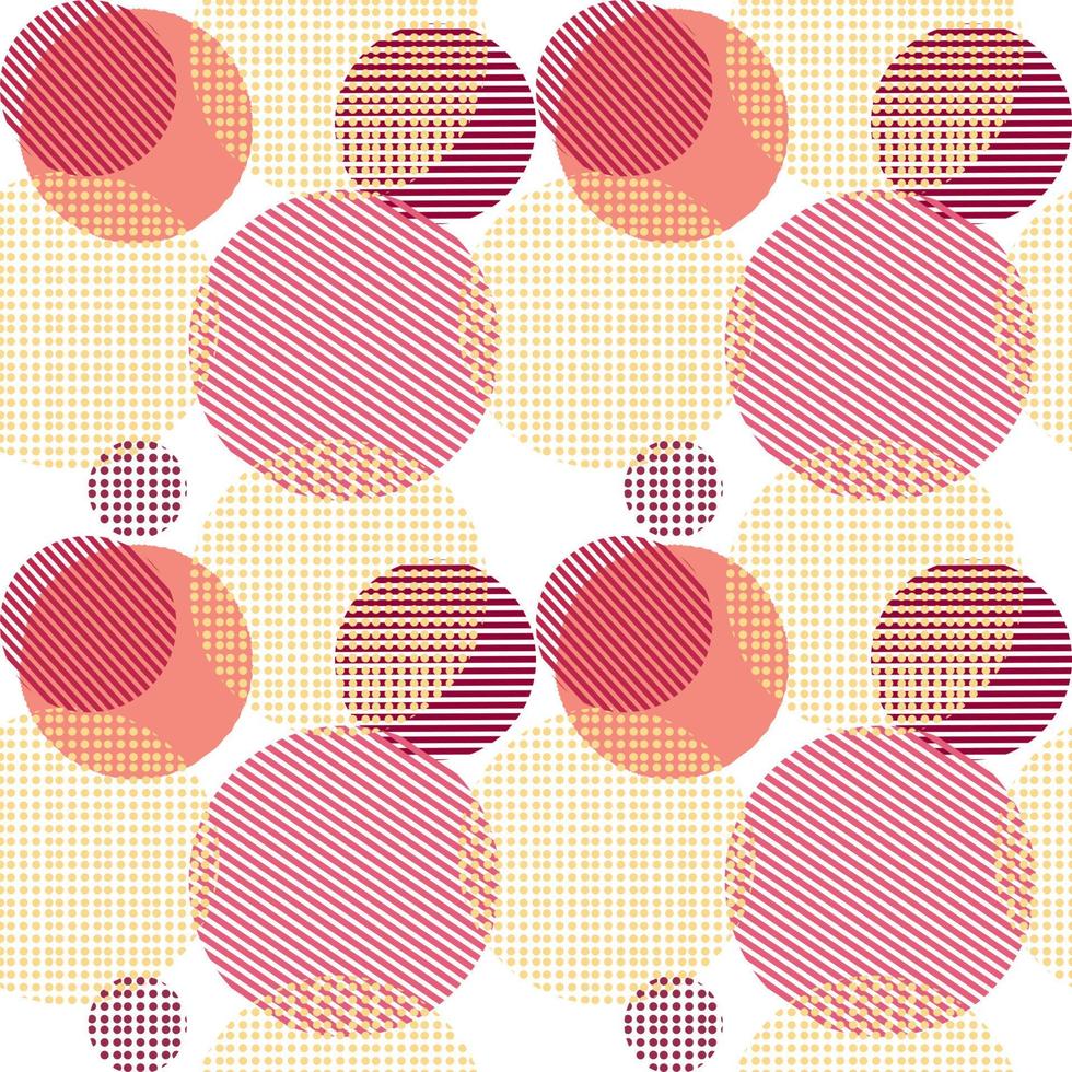 Seamless viva magenta pattern, color of 2023 year vector