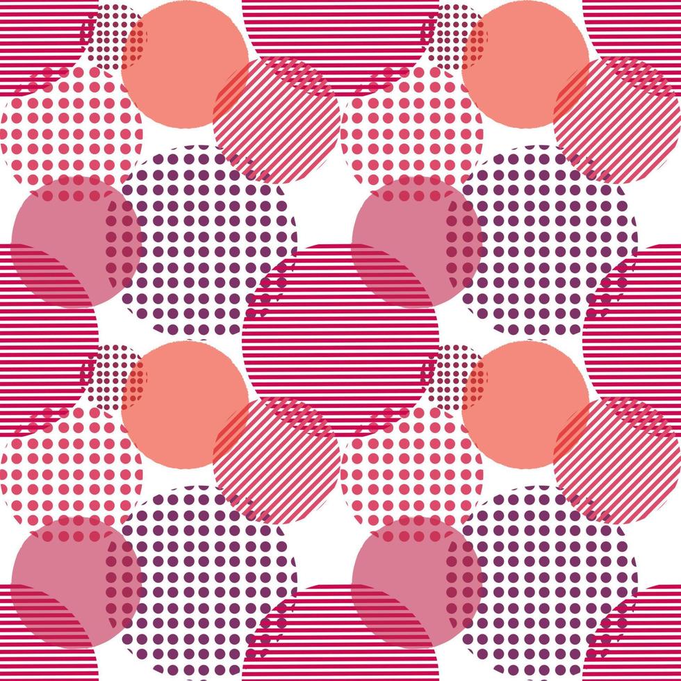 Seamless viva magenta pattern, color of 2023 year vector