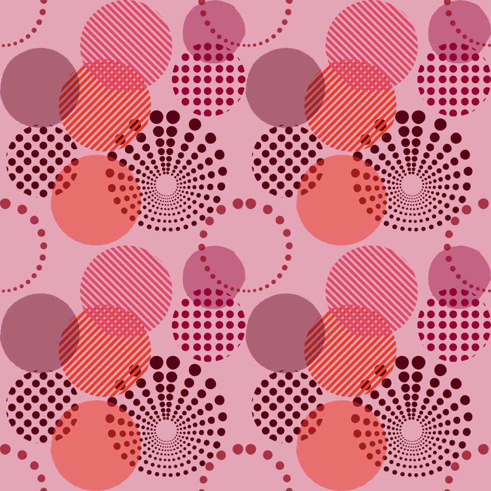 Seamless viva magenta pattern, color of 2023 year vector