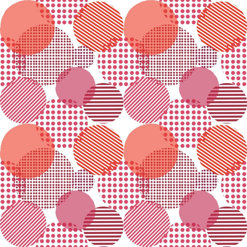 Seamless viva magenta pattern, color of 2023 year vector