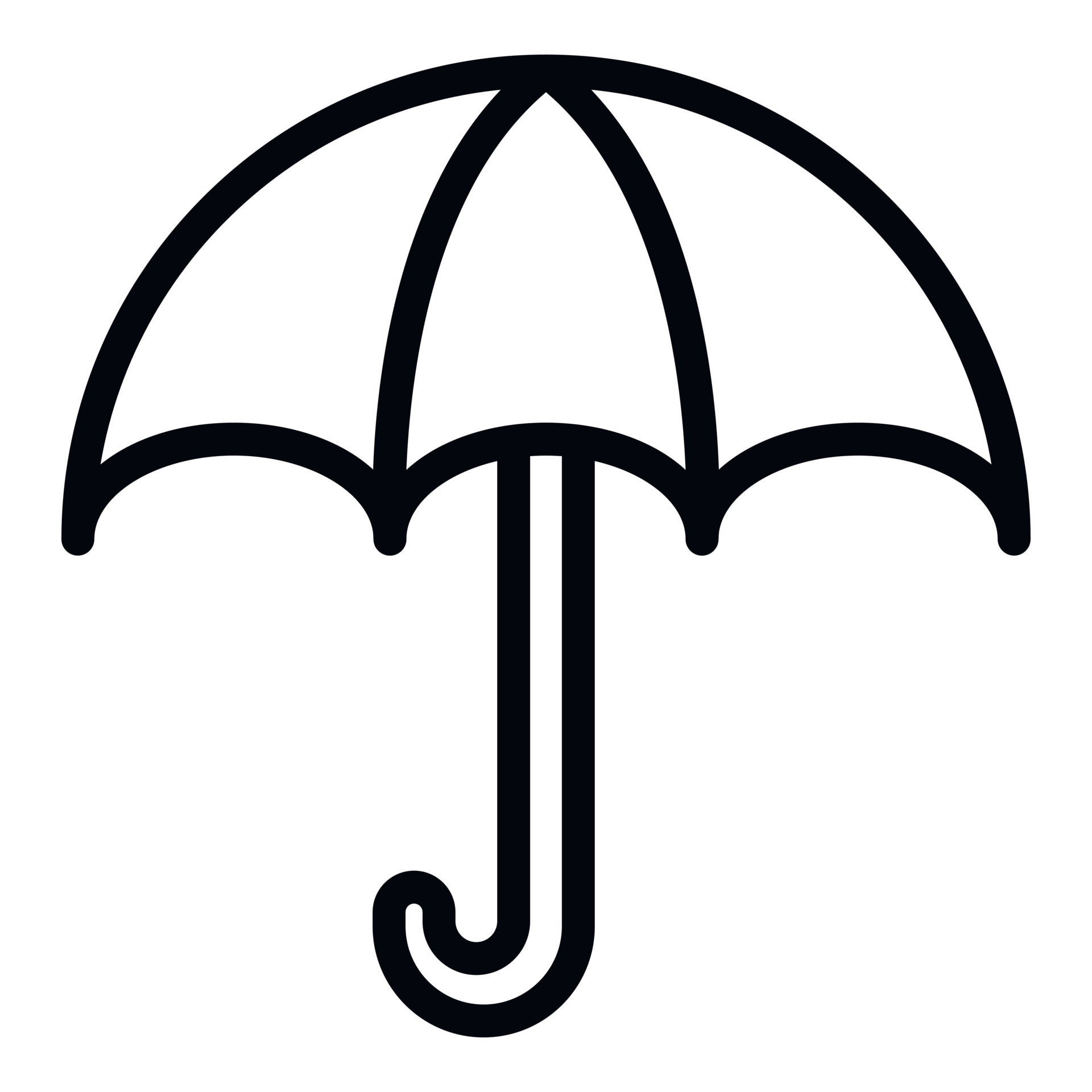 Rain umbrella icon, outline style 15366707 Vector Art at Vecteezy