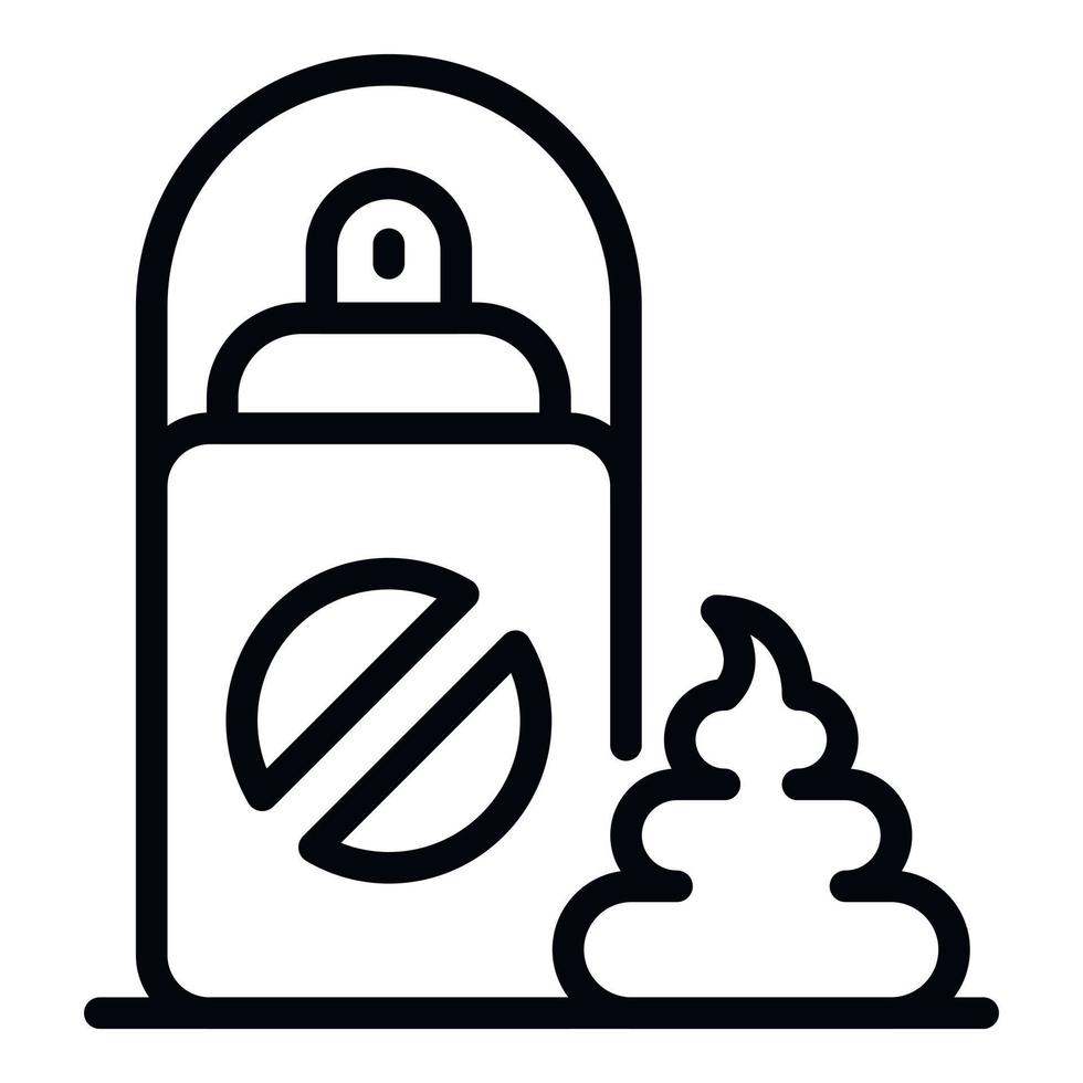 Man shaving foam icon, outline style vector
