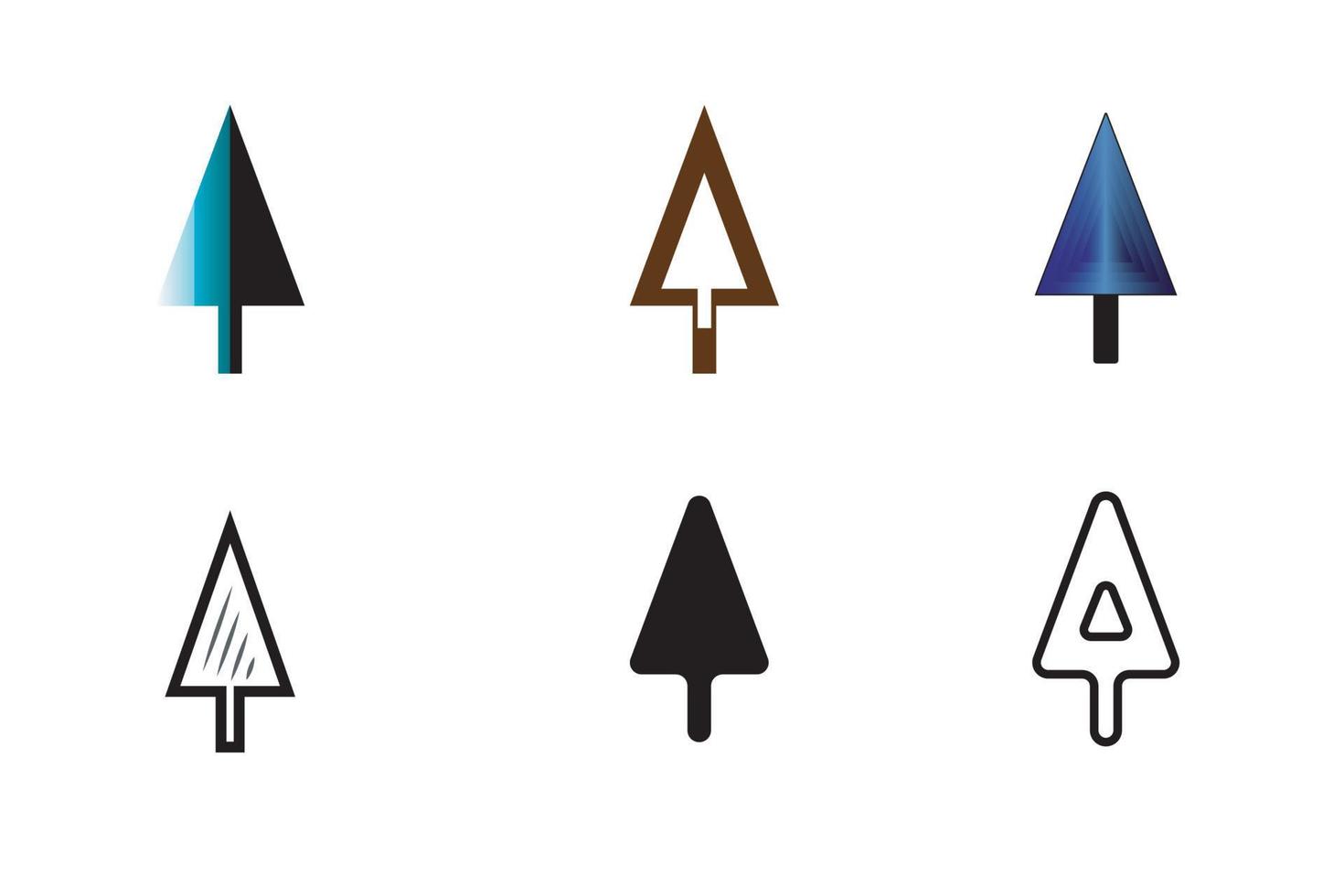 Mouse pointer icons set vector