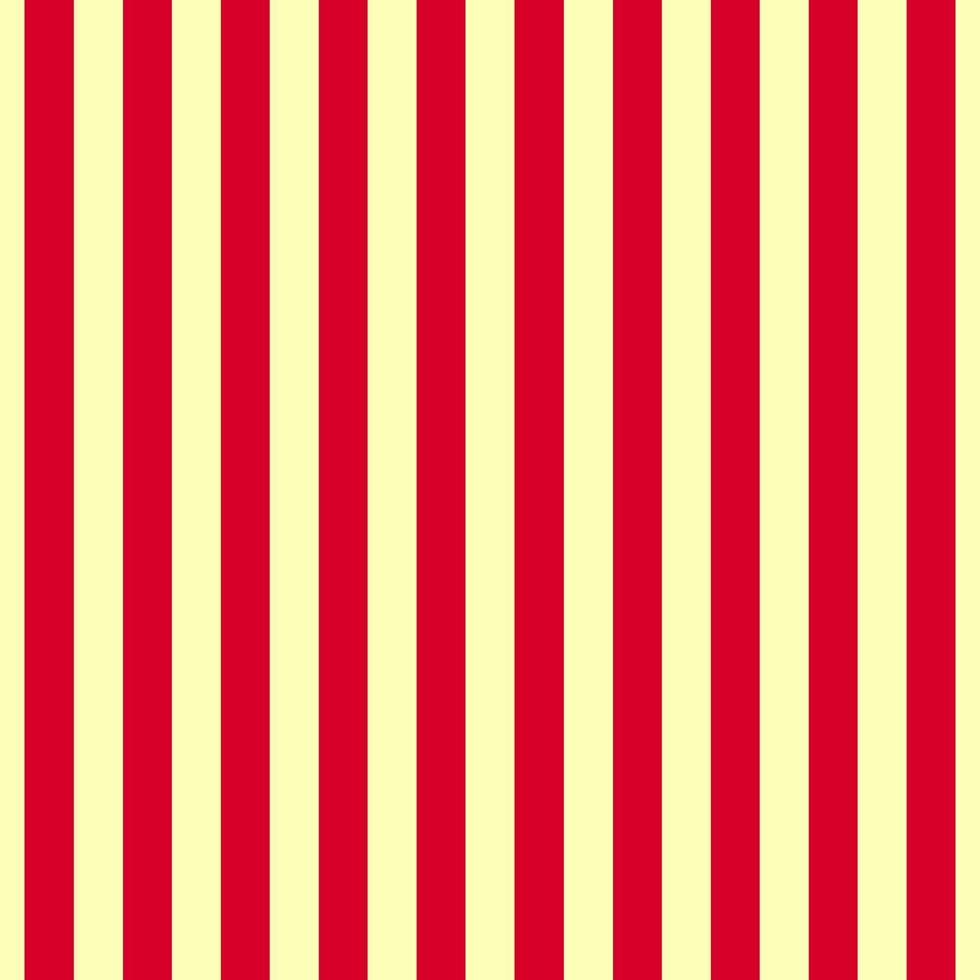 Red vertical stripes on the yellow background. Seamless vector pattern