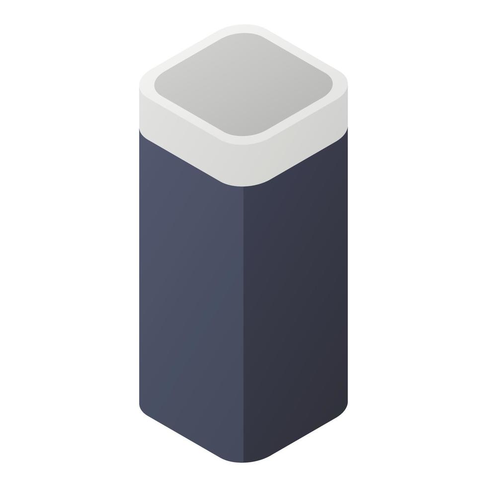 Smart speaker icon, isometric style vector