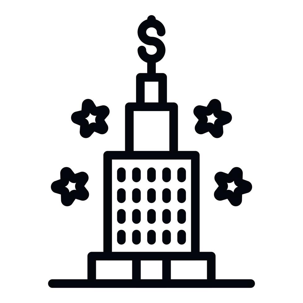 Reward icon, outline style vector