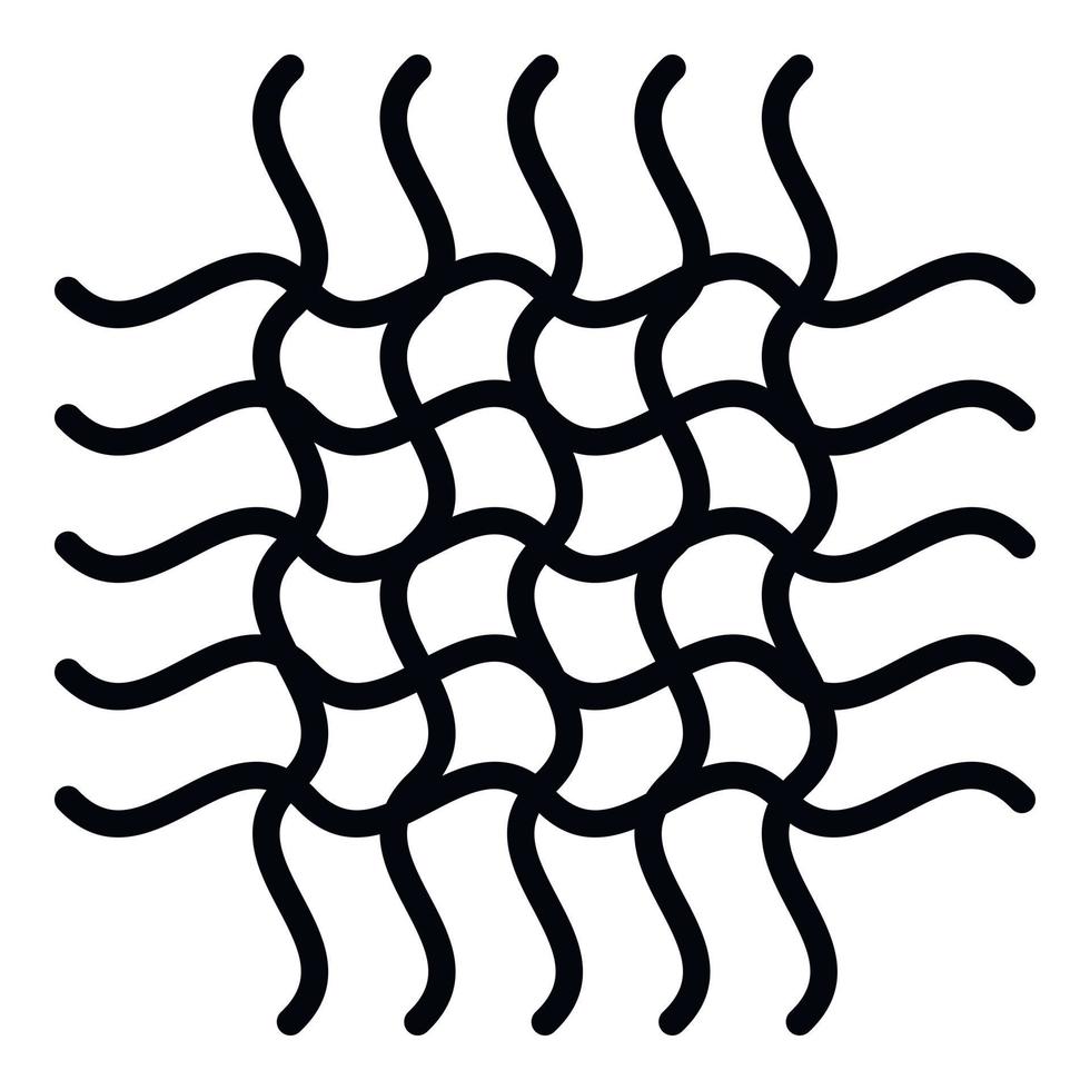 Industry textile icon, outline style vector