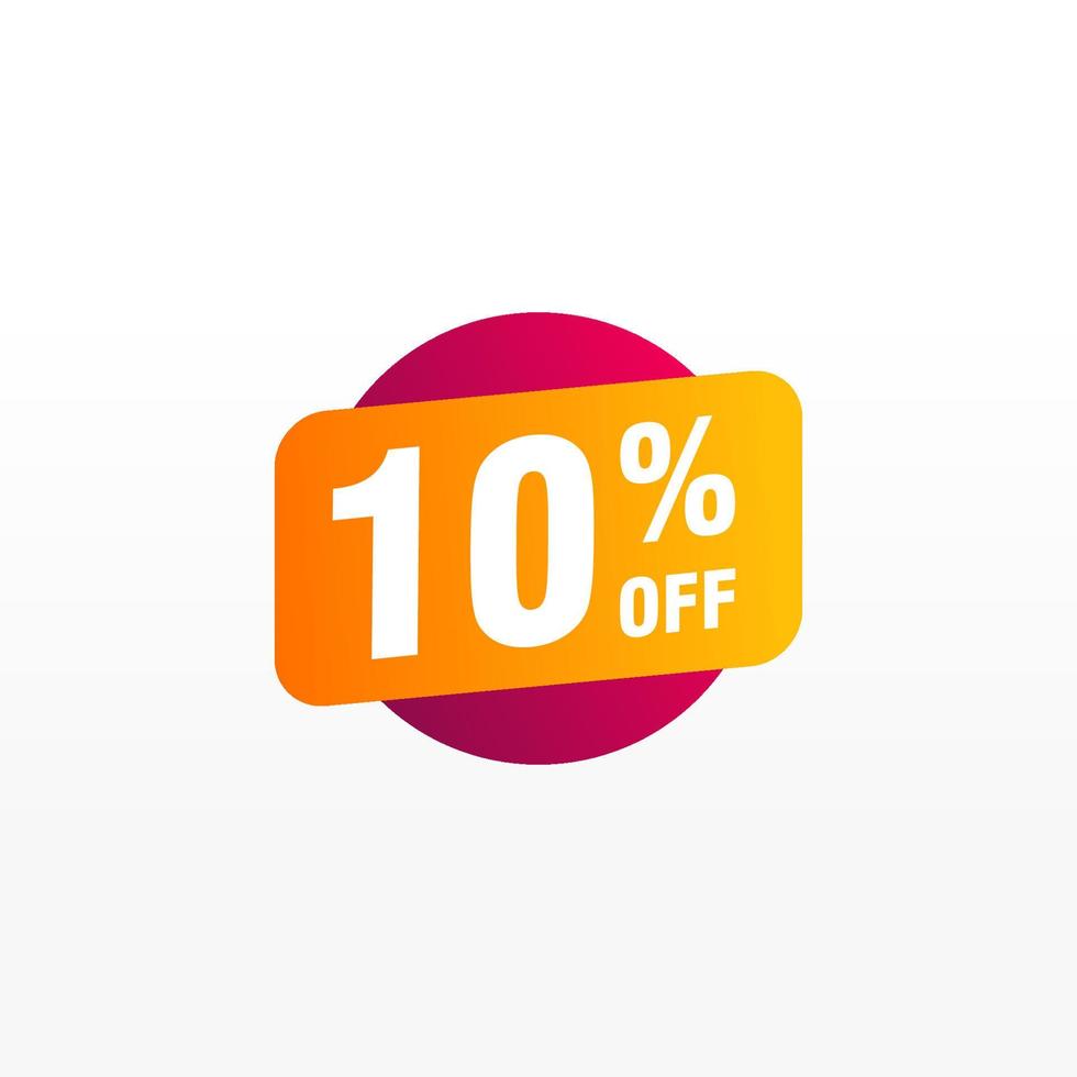 10 discount, Sales Vector badges for Labels, , Stickers, Banners, Tags, Web Stickers, New offer. Discount origami sign banner.
