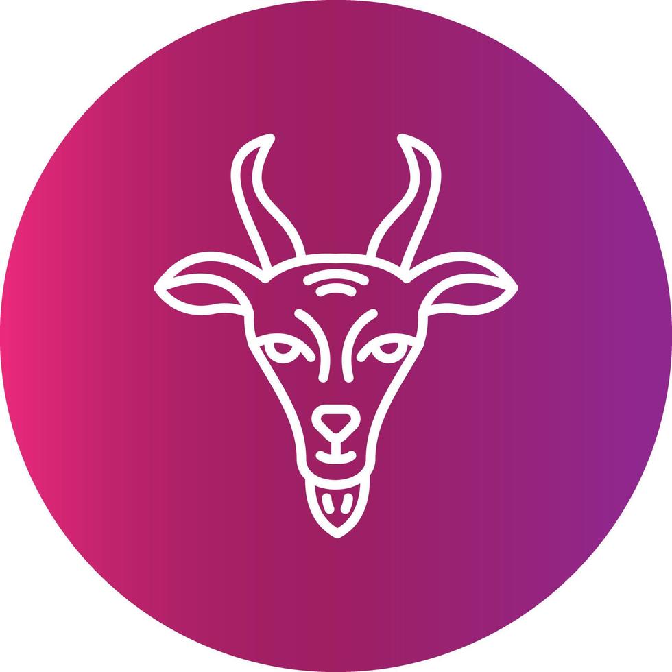 Goat Creative Icon Design vector