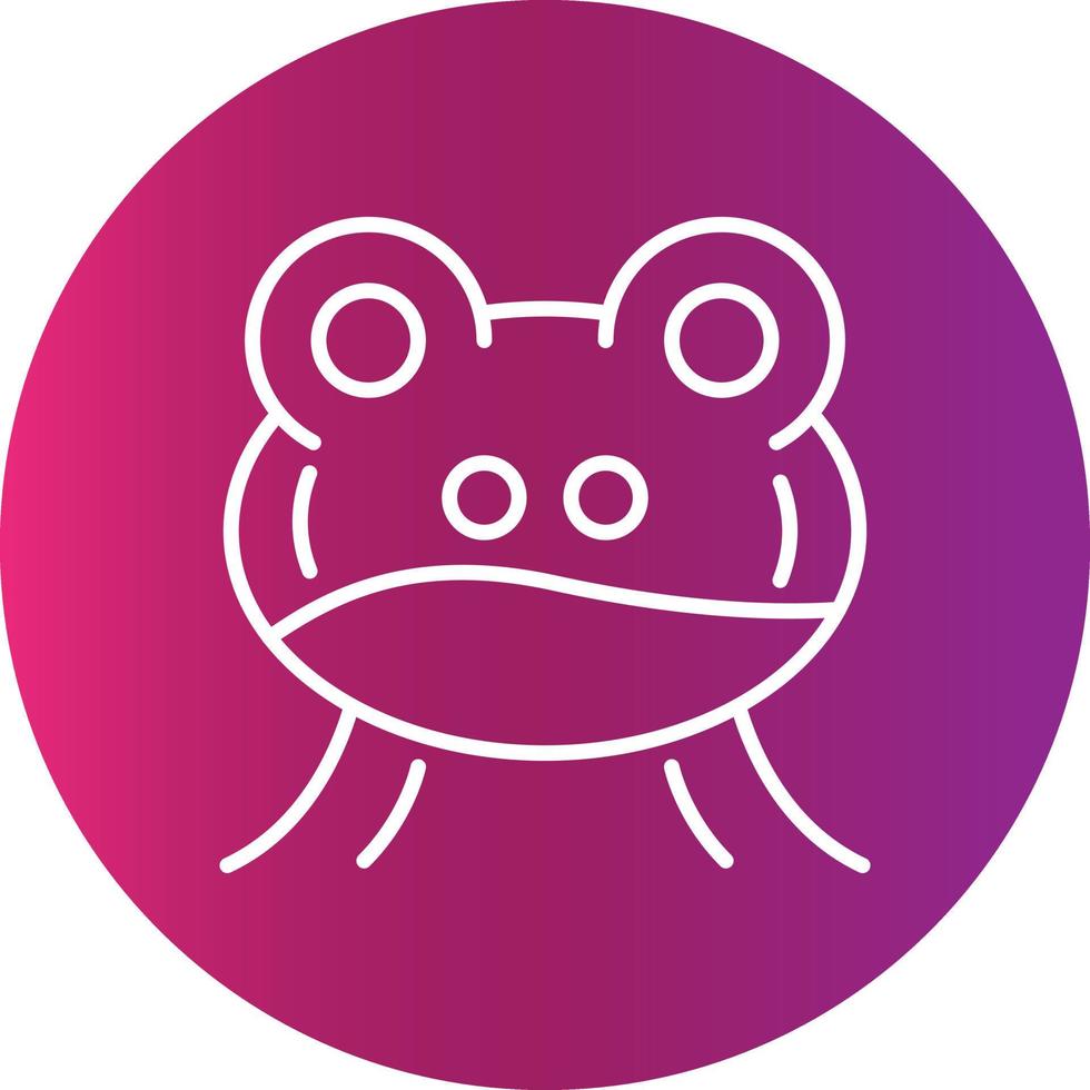 Frog Creative Icon Design vector