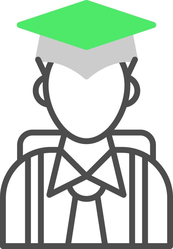 Student Creative Icon Design vector