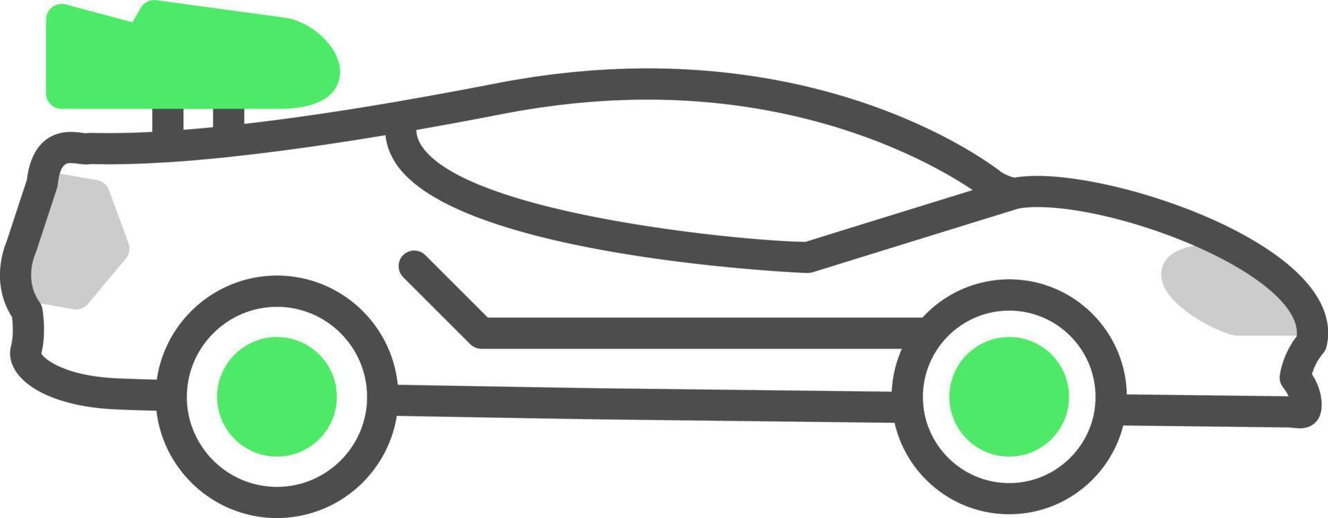 Sports Car Creative Icon Design vector