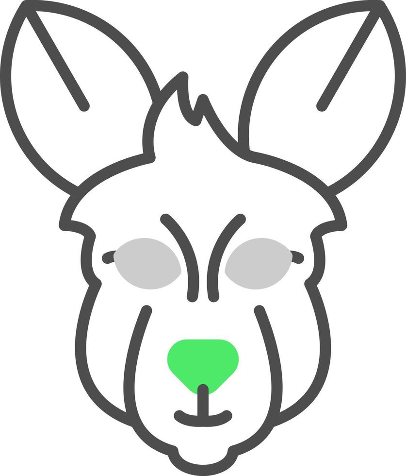 Kangaroo Creative Icon Design vector